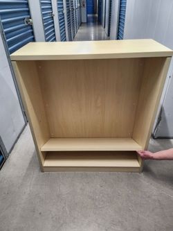 Light Colored Wooden Shelf