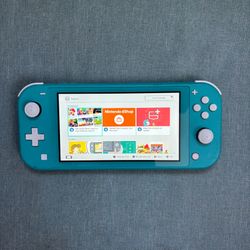 Nintendo Switch Lite (HDH-001) Handheld - Turquoise. Tested Works XJW(contact info removed)3715
