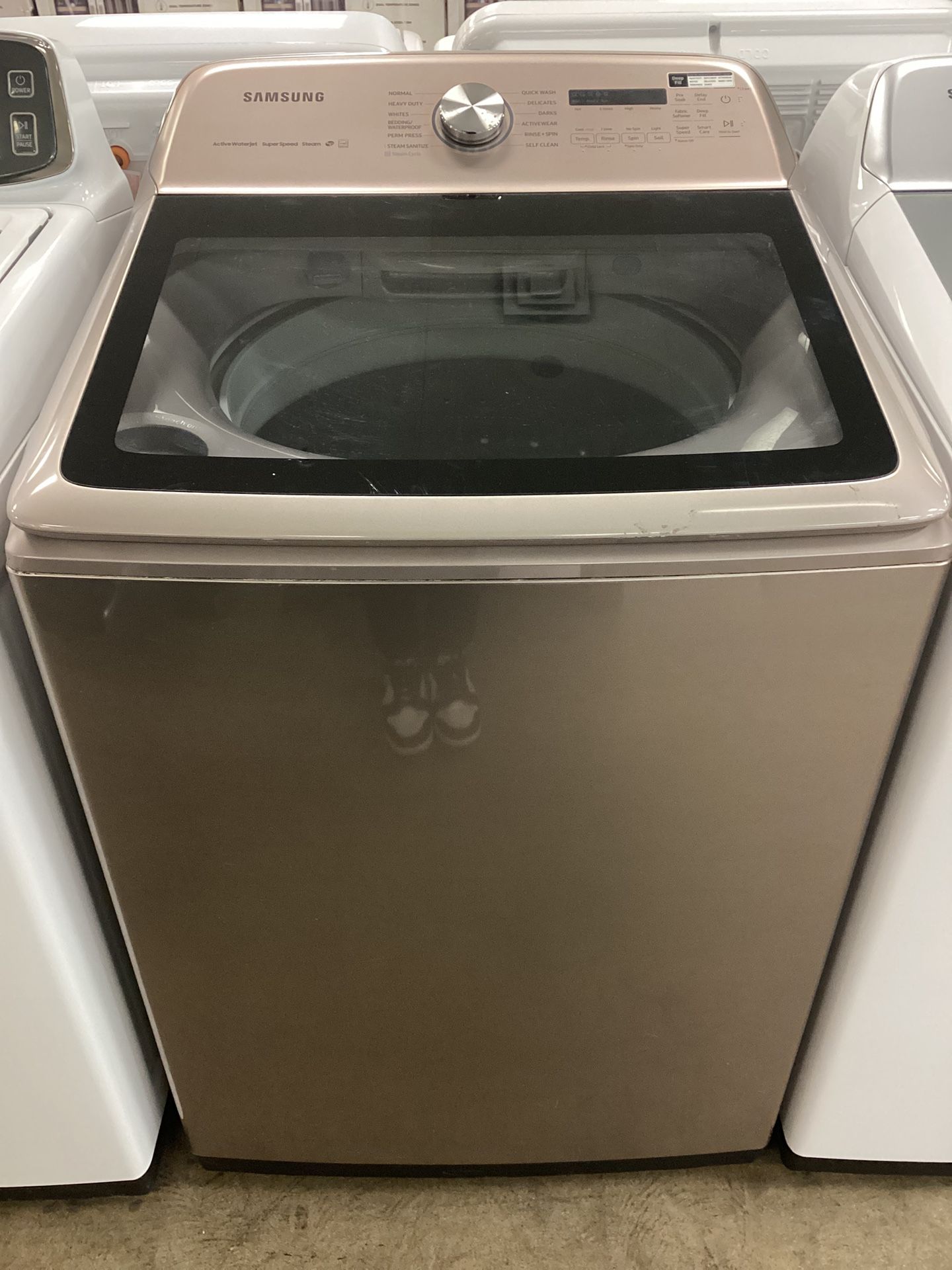 Samsung Top Load 5.4 cu.ft. Washer With Super Speed And Steam