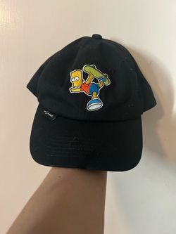 Herschel Supply Co x The Simpsons Bart Skateboard Black Adjustable Cap Hat as is