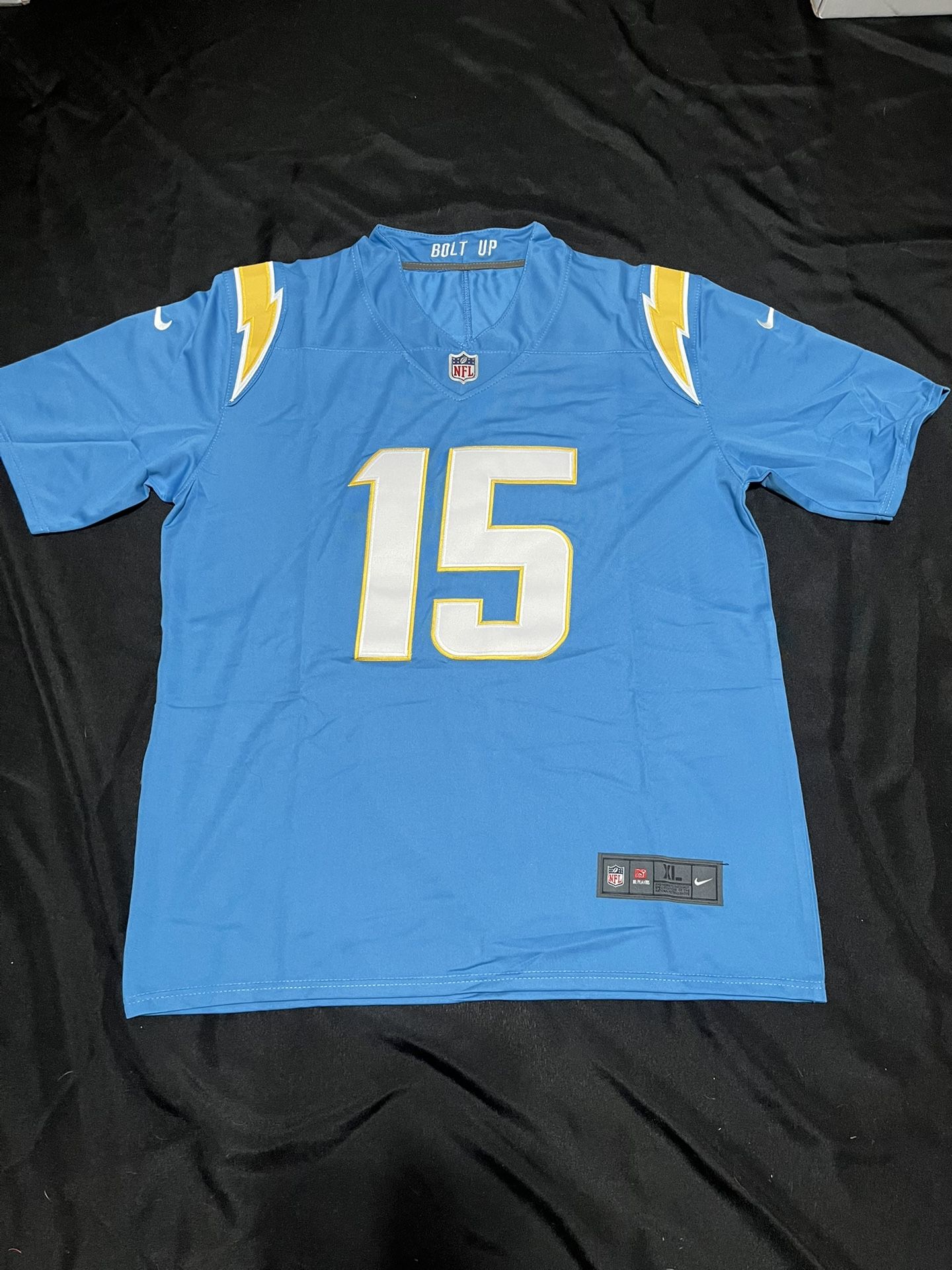 Los Angeles Chargers Powder Blue Ladd McConkey Stitched Jersey