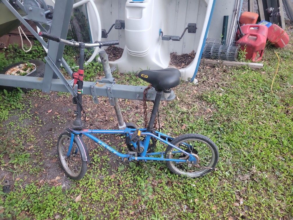 1980s Fold Up 5 Speed Bicycle