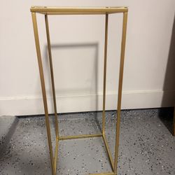 Gold Stand For Decor Or Wedding