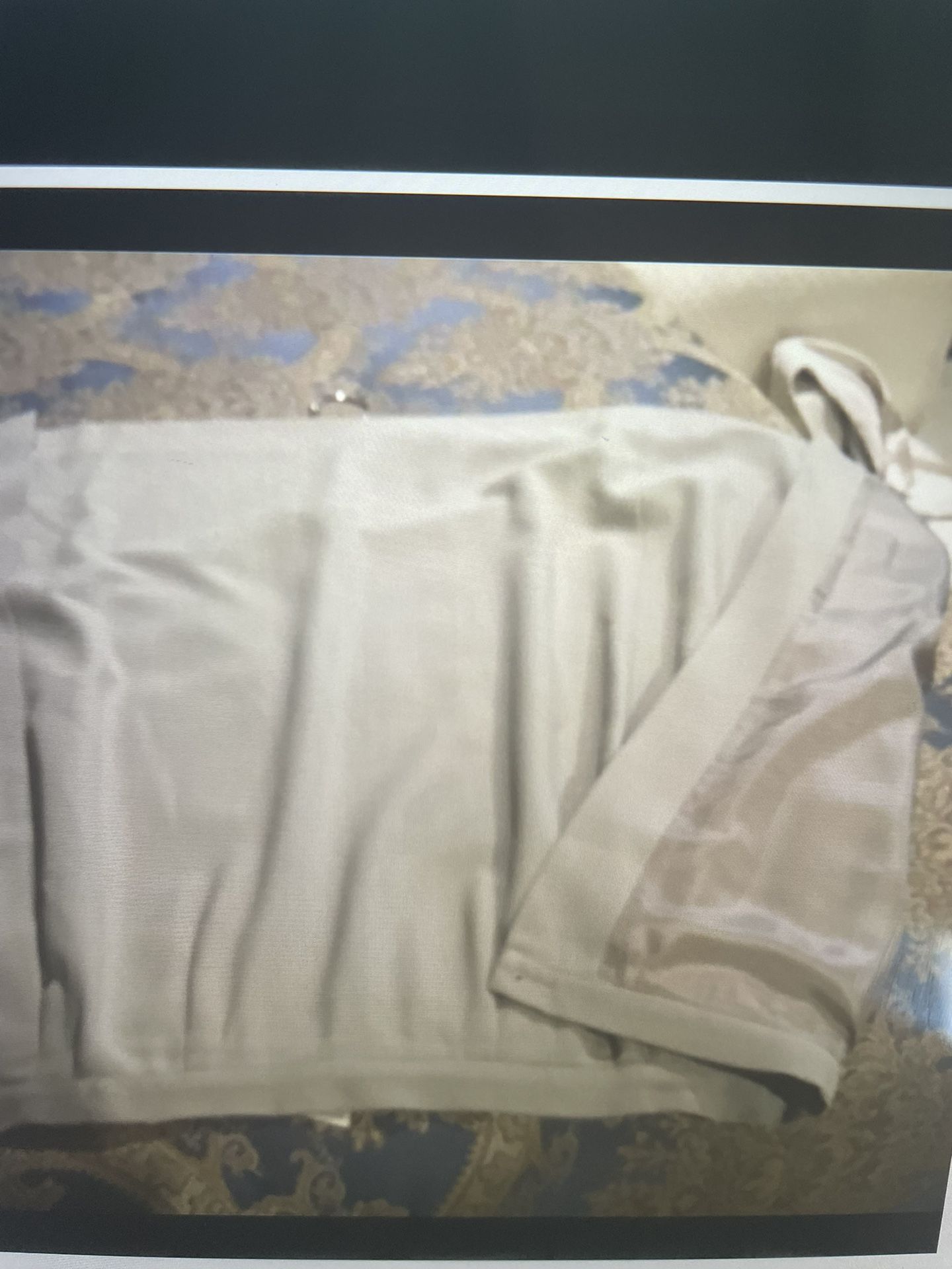 Giorgio Armani Tan Lined Wrap Skirt