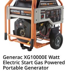 Generac XG10000E: Like New, Hardly Used, Great Condition 