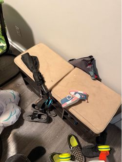 Entryway bench and shoe rack (great for DIY)