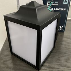 Brand New Hampton Bay Small Exterior LED Wall Lantern (2 Pack) 