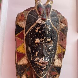 Old African Wood Mask  