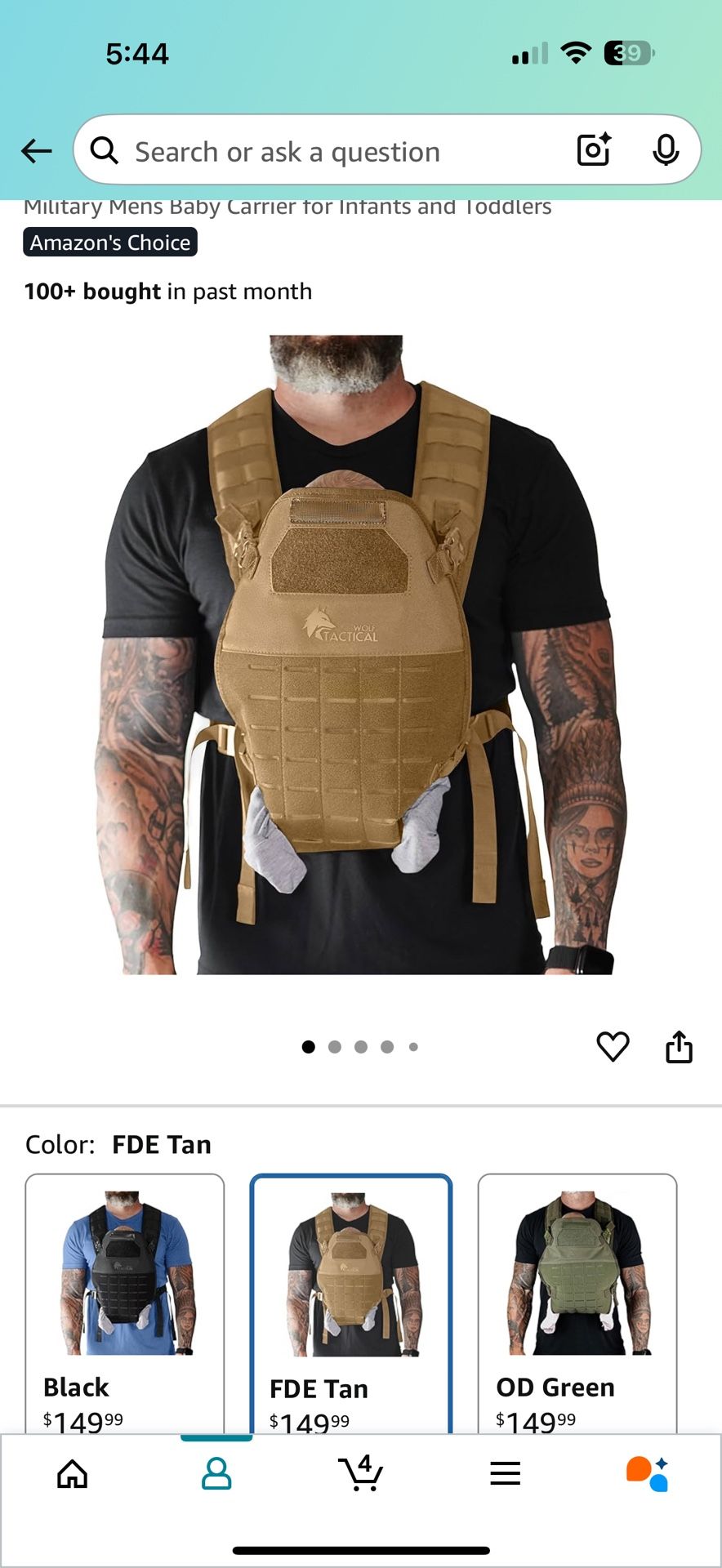 Tactical Baby Carrier
