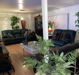 Sofa, loveseat and coffee table