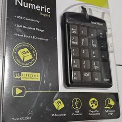 Gear Head 19 Key Numeric Keypad