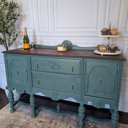Refinished Vintage French Provincial Buffet / Sideboard – Solid Wood