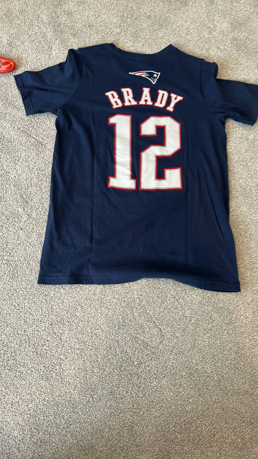 Tom Brady Patriots T Shirt Kids Size Medium 