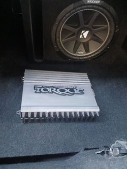 12" Kicker sub plus amp