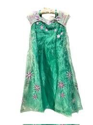 Elsa's green spring costume dress
