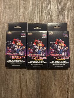 2026 Upper Deck Transformers The Movie Special Edition Trading Cards Hanger Box