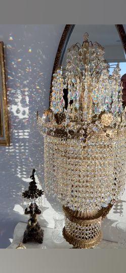 1960S Crystal Lamp