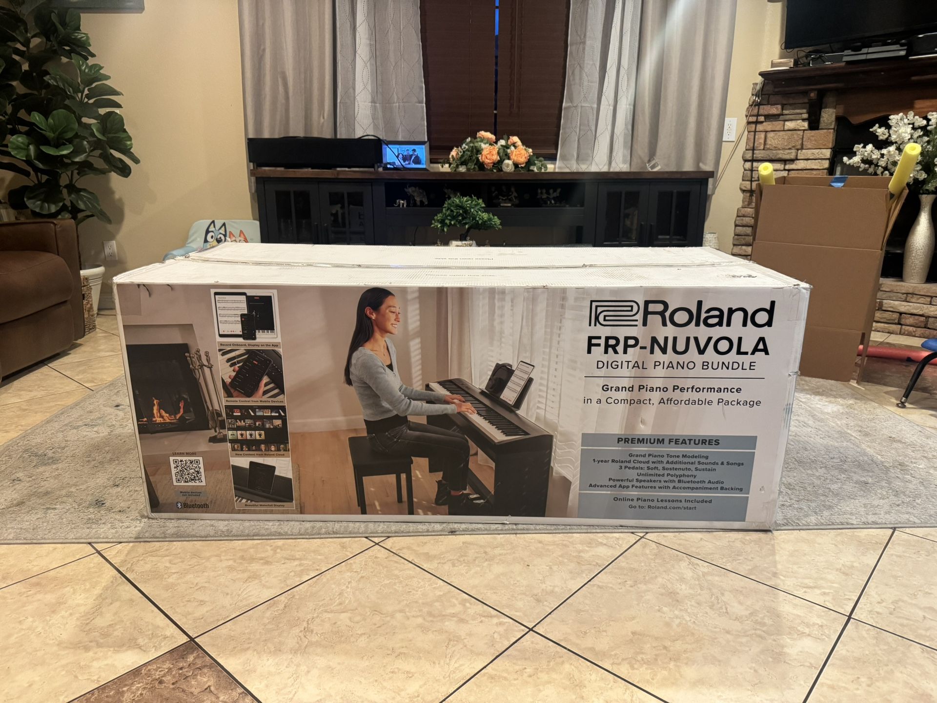 Roland FRP-NUVOLA Digital Piano Bundle