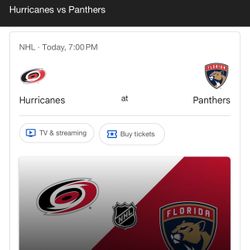NHL Panthers Ticket
