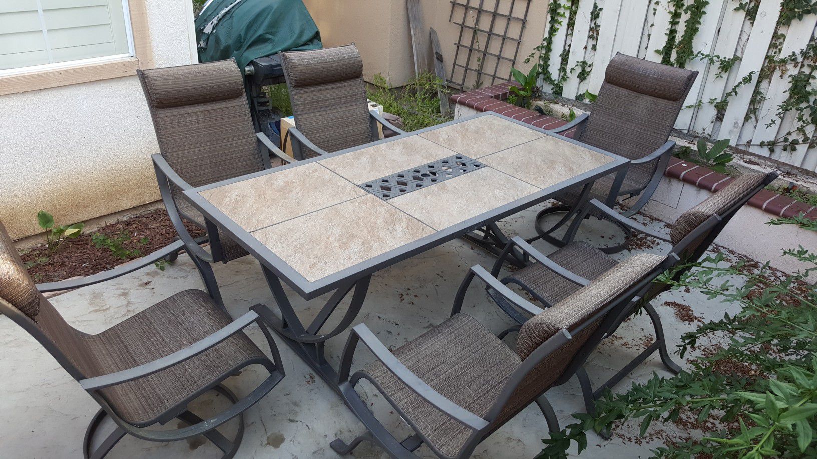 7 piece patio furniture