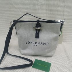 Longchamp Essential Toile Bucket Bag