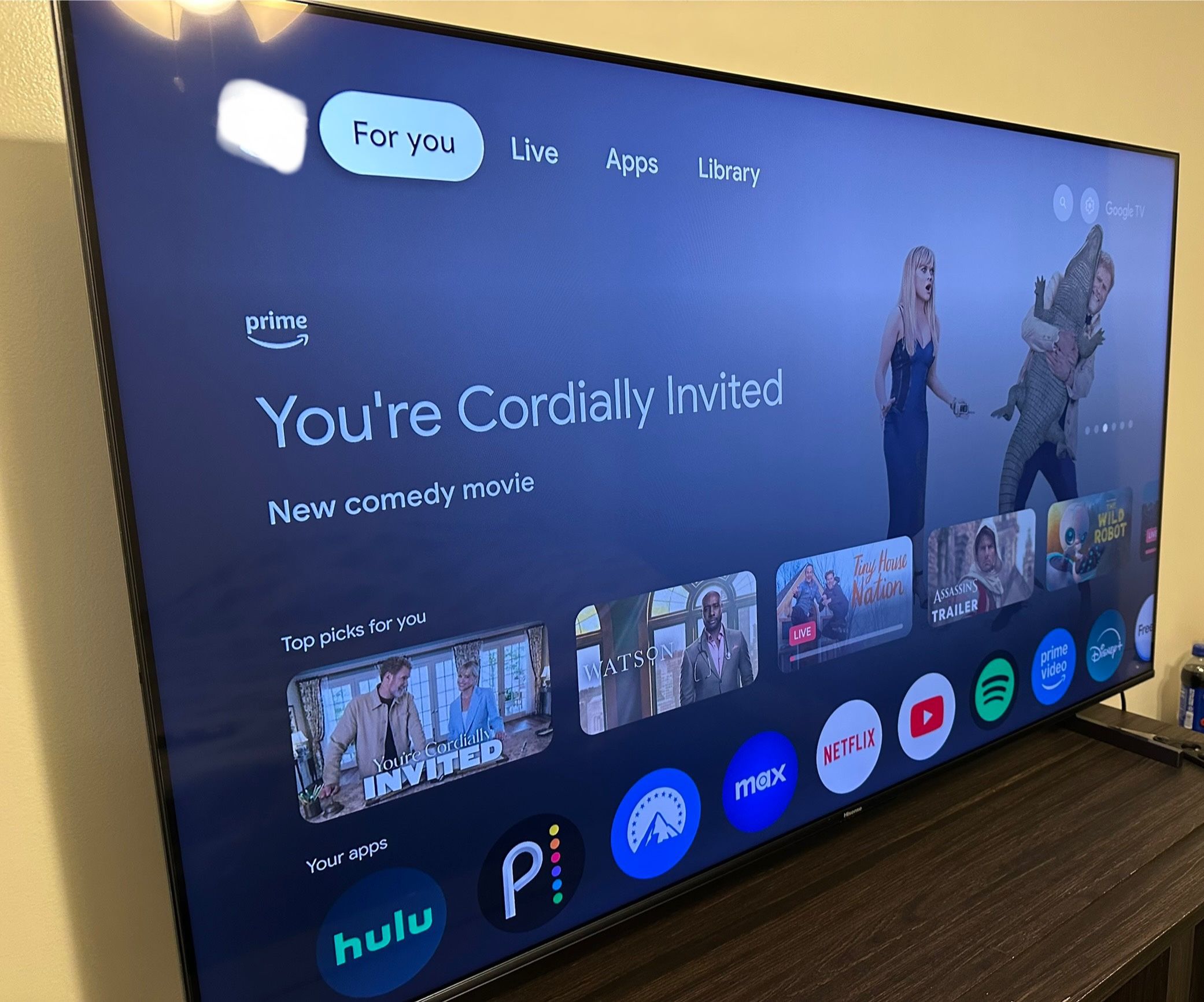 65” Hisense 4K Mini-ULED SmartTV 144Hz (PICK-UP only)