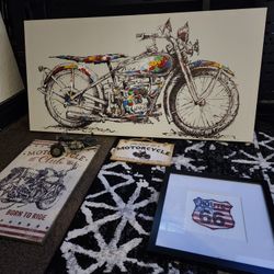 Motorcycle Painting and Decor LOT