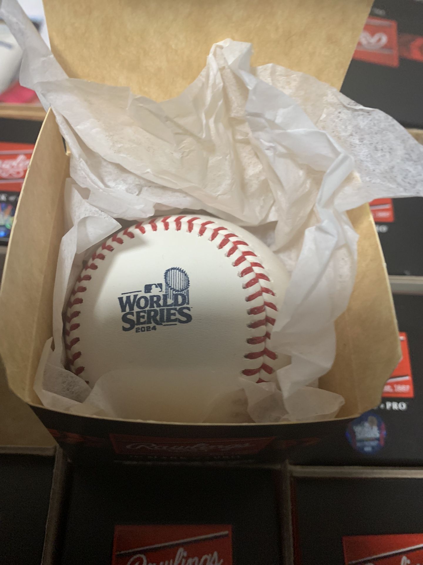 2024 Rawlings official World Series Baseball ( If Listed It