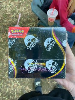 Pokémon pitch black booster box.