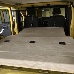 Custom 3 Piece Folding Bed Platform For Jeep Wrangler I