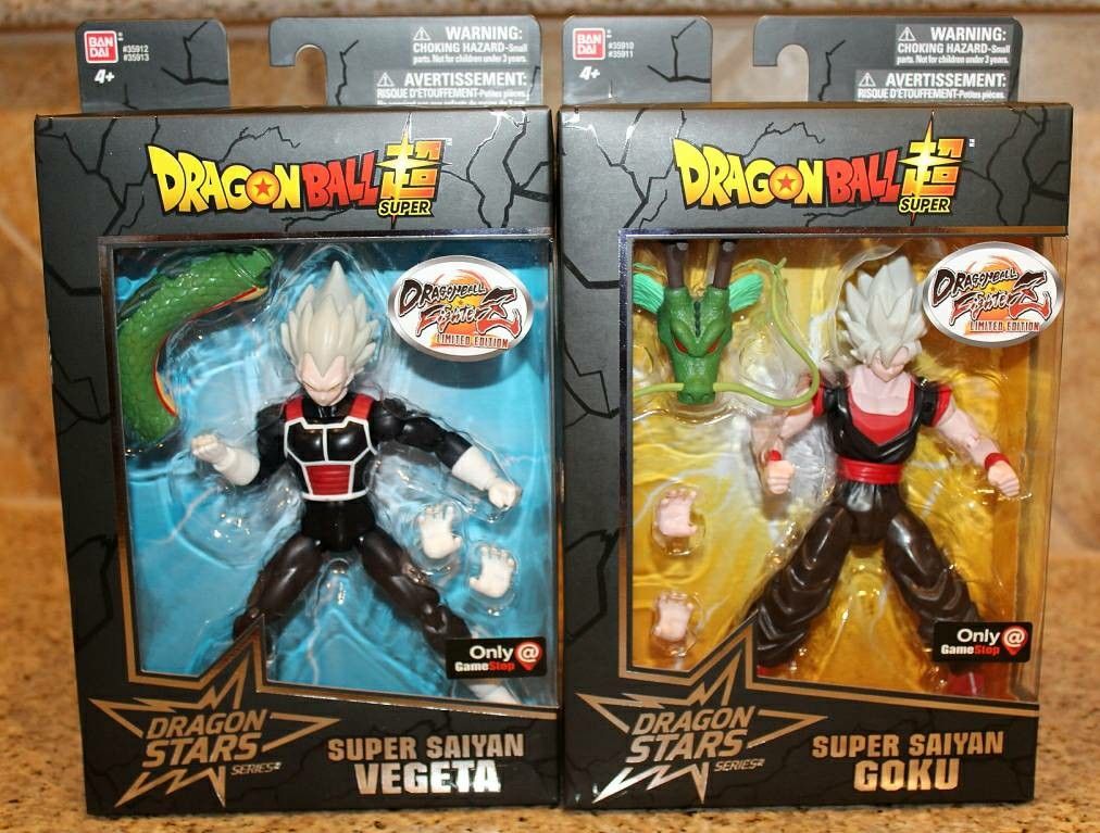 $30 EACH GOKU Or VEGETA DRAGON BALL DRAGON STARS SUPER SAIYAN VEGETA GAMESTOP EXCLUSIVE