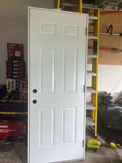 New exterior door