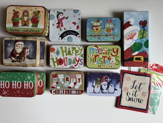 Gift Card Tins Bags Box 17