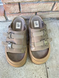 Eytys Capri Brown Sandals Slides Neoprene size Men10 Women’s 11.5