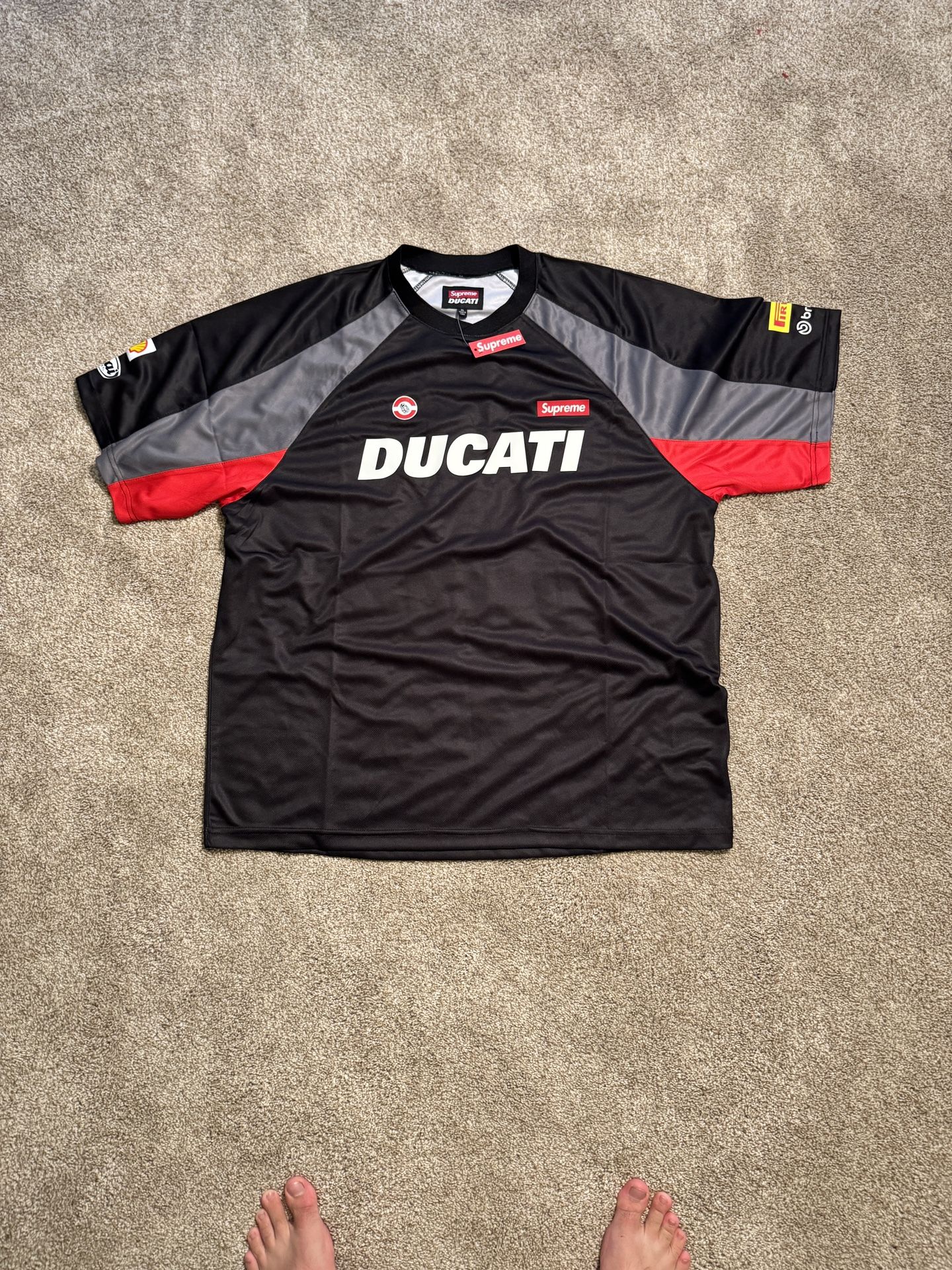 Supreme Ducati Soccer Jersey Black