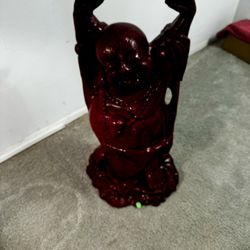 Beautiful Burgundy Buddha Statue