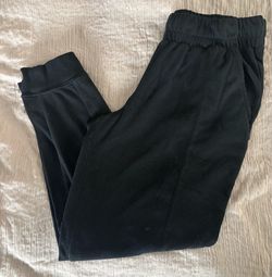 black joggers