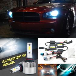 Led Conversion  Kit - Hid Lights- Replacement Xenon Headlight Bulbs / Ballast Parts - Plug Chrysler Dodge Charger Challenger Ram Hyundai H11 H Sonata 