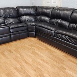 Leather Sectional 