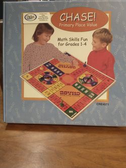 Chase! Primary Place Value Fun For Grades 1-4 Board Game By Creative Teaching