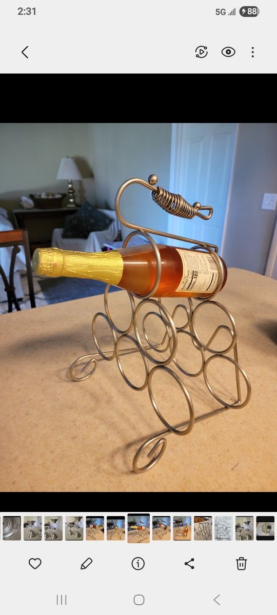 Wine Rack and a Wine Accessory Set All New