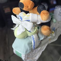 Motorcycle Diaper Cake - Great Babyshower Gift