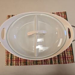 Divided Oval Platter Tray