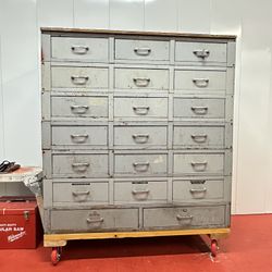 Large Multi Drawer Steel Storage Cabinet 