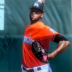 Sandy Alcántara Signed Picture