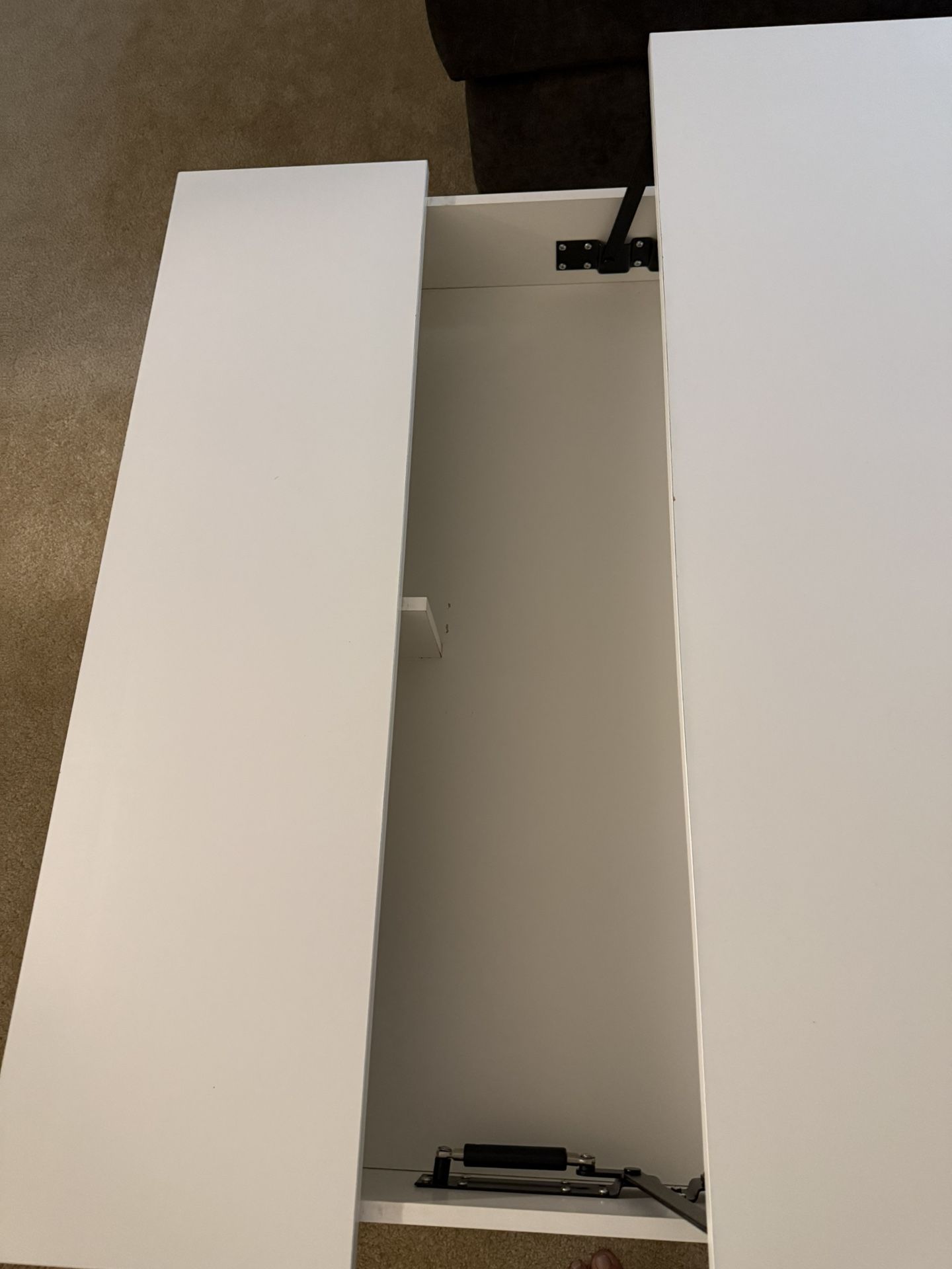 White Storage Coffee Table.