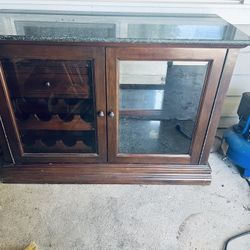 Antique Wine Cabinet- Jasper Brand