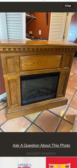 Nice fireplace works great need to make room
