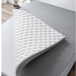 2" Bamboo Charcoal Memory Foam Mattres with Fitted Cover (2” Calking)