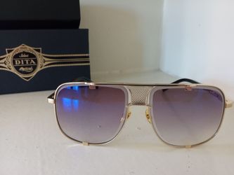 Dita Mach Five Luxury Gold Sunglasses